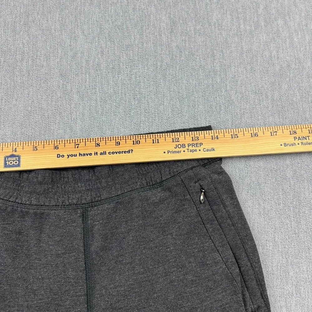 Lululemon Jogger Sweat Pants Womens 6 Gray Stretch Gym Yoga‎ Pockets Zip Casual